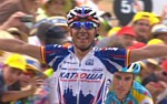Joaquim Rodriguez wins the 12th stage of the  Tour de France 2010